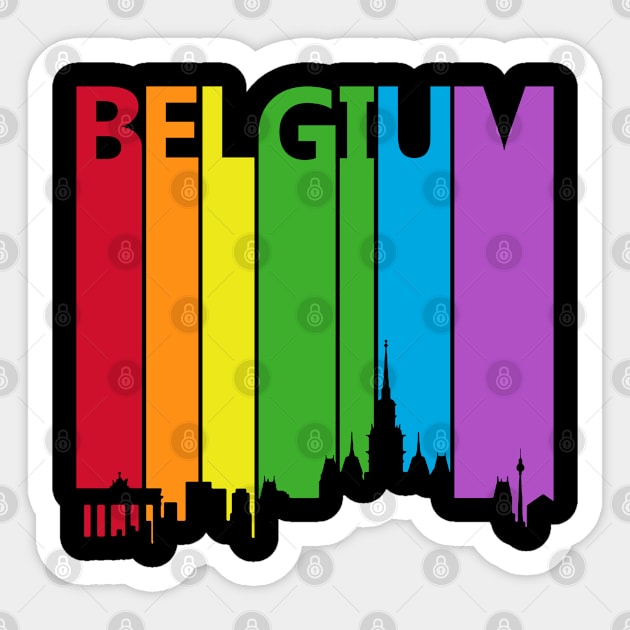 Belgium LGBT Gay Pride Sticker by GWENT